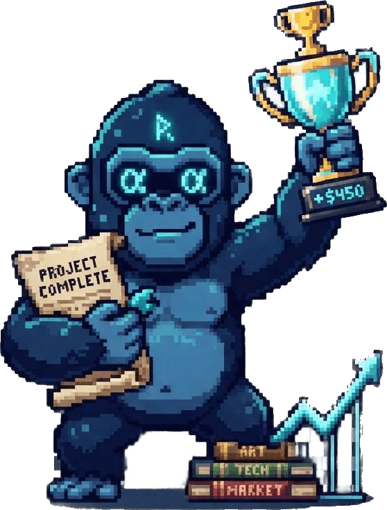 Alpha holding up a +$450 trophy